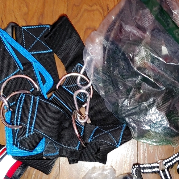 DOG muzzle four leashes dog shoes all new - Picture 3 of 5